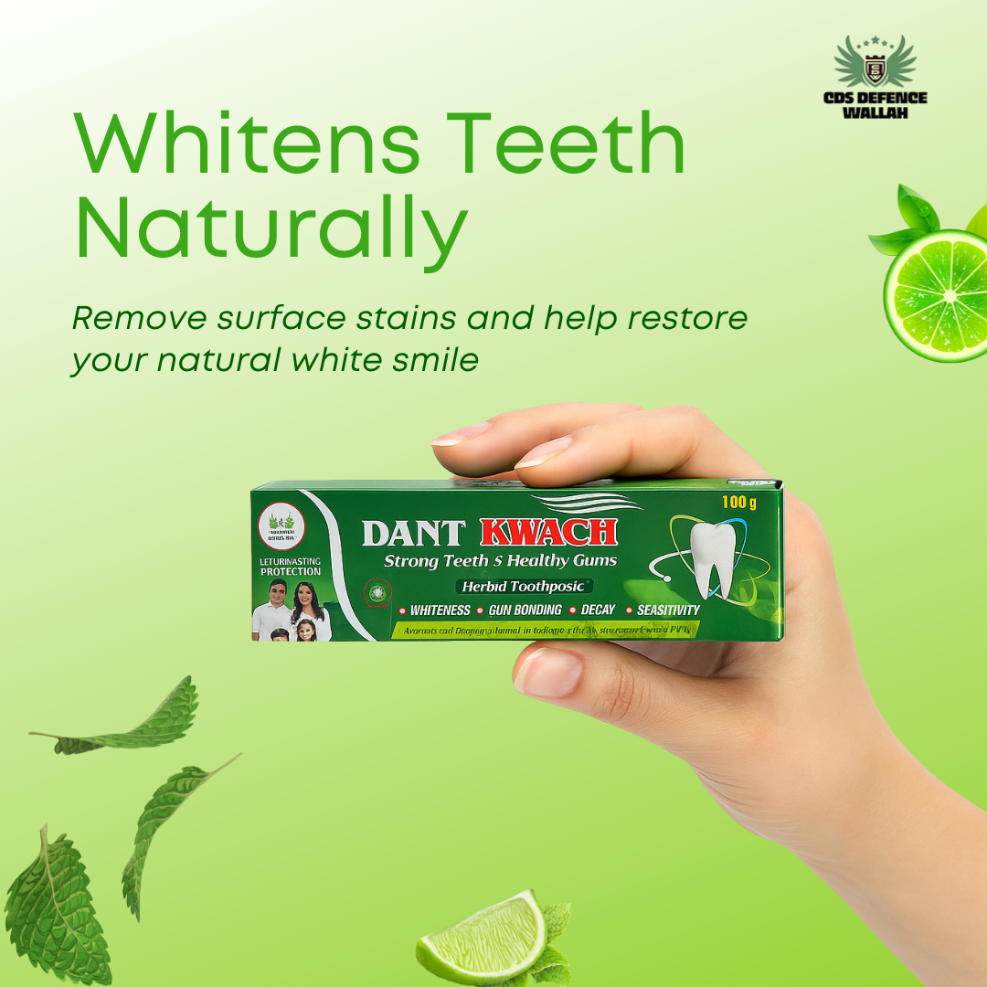 CDS Defence Toothpaste Combo – 2 Toothpastes + 1 Brush